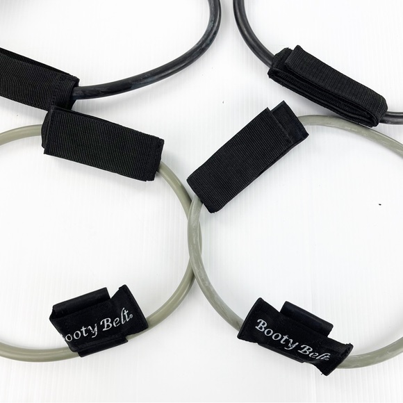 Booty Belt Home Workout Resistance Band Gym Kit with Accessories L 36-40" - Picture 6 of 6
